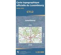 Carte topographique CT12 - Luxembourg (Grand-Duché de Luxembourg)