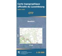 Carte topographique CT7 - Beaufort (Grand-Duché de Luxembourg)