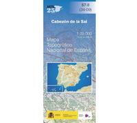 Carte topographique de l'Espagne n° 0057.2 - Cabezón de la Sal | CNIG - 1/25 000