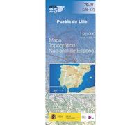 Carte topographique de l'Espagne n° 0079.4 - Puebla de Lillo | CNIG - 1/25 000