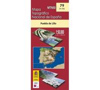 Carte topographique de l'Espagne n° 0079 - Puebla de Lillo | CNIG - 1/50 000