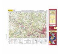 Carte topographique de l'Espagne n° 0094 - Santiago de Compostela | CNIG - 1/50 000