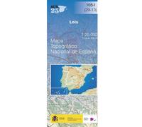 Carte topographique de l'Espagne n° 0105.1 - Lois | CNIG - 1/25 000