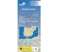 Carte topographique de l'Espagne n° 0180.3 - Castejón de Sos | CNIG - 1/25 000