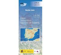 Carte topographique de l'Espagne n° 0279.3 - Santa Inés | CNIG - 1/25 000