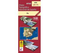 Carte topographique de l'Espagne n° 0444 - Flix | CNIG - 1/50 000