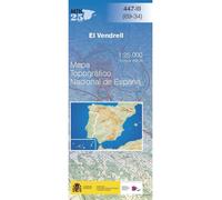 Carte topographique de l'Espagne n° 0447.3 - El Vendrell | CNIG - 1/25 000