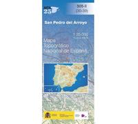 Carte topographique de l'Espagne n° 0505.2 - San Pedro del Arroyo 1/25 | CNIG - 1/25 000