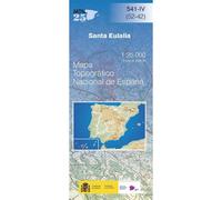 Carte topographique de l'Espagne n° 0541.4 - Santa Eulalia | CNIG - 1/25 000