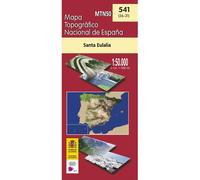 Carte topographique de l'Espagne n° 0541 - Santa Eulalia | CNIG - 1/50 000