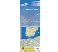 Carte topographique de l'Espagne n° 0553.4 - El Barco De Ávila | CNIG - 1/25 000