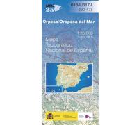 Carte topographique de l'Espagne n° 0616.2/0617.1 - Oropesa del Mar/Orpesa | CNIG - 1/25 000