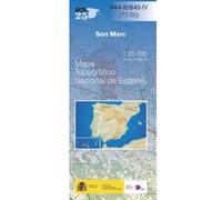 Carte topographique de l'Espagne n° 0644.3/0643.4 - Son Marc (Majorque) | CNIG - 1/25 000