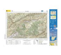 Carte topographique de l'Espagne n° 0821.2 - Planes | CNIG - 1/25 000