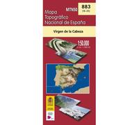 Carte topographique de l'Espagne n° 0883 - Virgen de la Cabeza | CNIG - 1/50 000