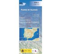 Carte topographique de l'Espagne n° 0958.2 - Puebla de Guzmán | CNIG - 1/25 000