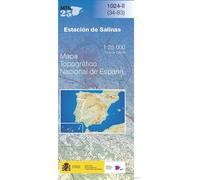 Carte topographique de l'Espagne n° 1024.2 - Estación de Salinas | CNIG - 1/25 000