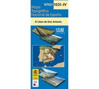 Carte topographique de l'Espagne n° 1031.4 - El Llano de Don Antonio | CNIG - 1/25 000
