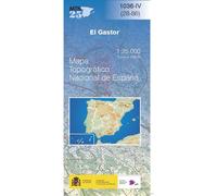 Carte topographique de l'Espagne n° 1036.4 - El Gastor | CNIG - 1/25 000