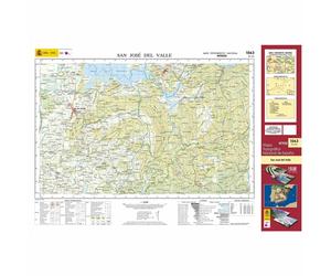 Carte topographique de l'Espagne n° 1063 - San José del Valle | CNIG - 1/50 000