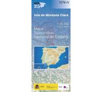 Carte topographique de l'Espagne n° 1079.4 - Isla de Montaña Clara (Lanzarote) | CNIG - 1/25 000