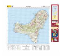 Carte topographique de l'Espagne n° 1105/1108 - El Hierro (El Hierro) | CNIG - 1/50 000