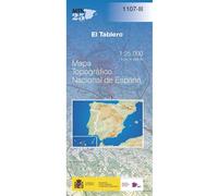 Carte topographique de l'Espagne n° 1107.3 - El Tablero (Gran Canaria) | CNIG - 1/25 000