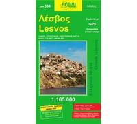 Carte topographique de l'île de Lesbos - n° 334 | Orama