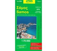 Carte topographique de l'île de Samos - n° 336 | Orama