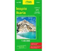 Carte topographique de l'île d'Icaria / Ikaria - n° 333 | Orama