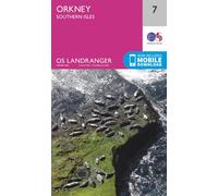 Carte topographique n° 007 - Orkney - Southern Isles (Grande Bretagne) | Ordnance Survey - Landranger - Papier
