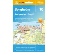 Carte topographique n° 10 - Borgholm (Suède) | Norstedts - Sverigeserien