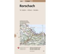 Carte topographique n° 1075 - Rorschach (Suisse) | Swisstopo - 1/25 000