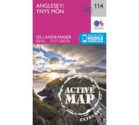Carte topographique n° 114 - Anglesey, Ynys Môn (Grande Bretagne) | Ordnance Survey - Landranger - Plastifiée