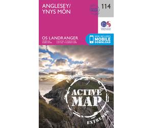 Carte topographique n° 114 - Anglesey, Ynys Môn (Grande Bretagne) | Ordnance Survey - Landranger - Plastifiée