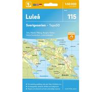 Carte topographique n° 115 - Luleå (Suède) | Norstedts - Sverigeserien