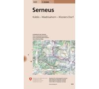 Carte topographique n° 1177 - Serneus (Suisse) | Swisstopo - 1/25 000