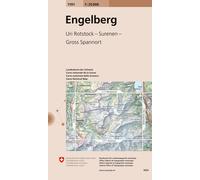 Carte topographique n° 1191 - Engelberg (Suisse) | Swisstopo - 1/25 000