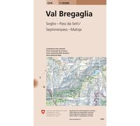 Carte topographique n° 1276 - Val Bregaglia (Suisse) | Swisstopo - 1/25 000