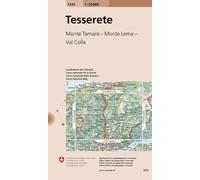 Carte topographique n° 1333 - Tesserete (Suisse) | Swisstopo - 1/25 000