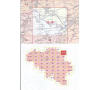 Carte topographique n° 18-10 - Maaseik (Belgique) | NGI - 1/50 000