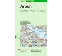Carte topographique n° 217 - Arbon (Suisse) | Swisstopo - 1/50 000
