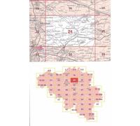 Carte topographique n° 24 - Aarschot (Belgique) | NGI - 1/50 000