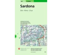 Carte topographique n° 247 - Sardona (Suisse) | Swisstopo - 1/50 000