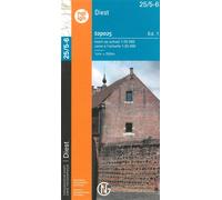 Carte topographique n° 25/5-6 - Diest (Belgique) | NGI topo 25