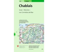 Carte topographique n° 271 - Chablais | Swisstopo - 1/50 000