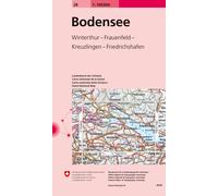 Carte topographique n° 28 - Lac de Constance (Suisse) | Swisstopo - 1/100 000