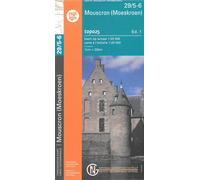 Carte topographique n° 29/5-6 - Mouscron (Moeskroen) (Belgique) | NGI topo 25