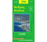 Carte topographique n° 307 - Ile d'Andros | Orama