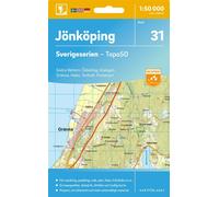 Carte topographique n° 31 - Jönköping (Suède) | Norstedts - Sverigeserien